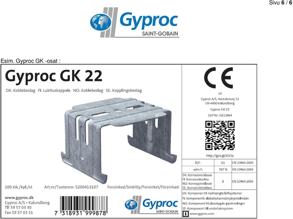 Gyproc GK