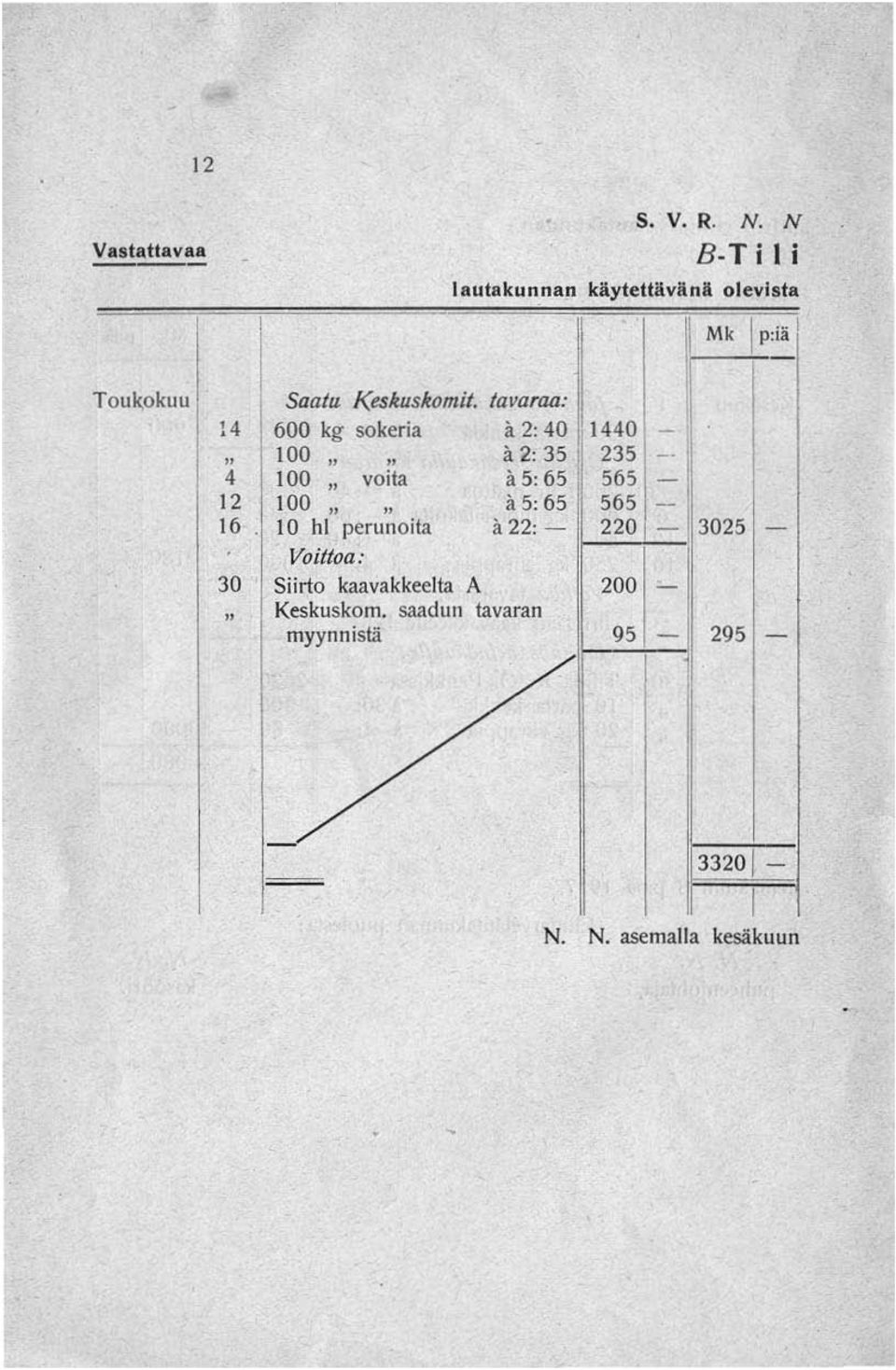 100 voita as:65 565 100 å 5: 65 565 Mk!