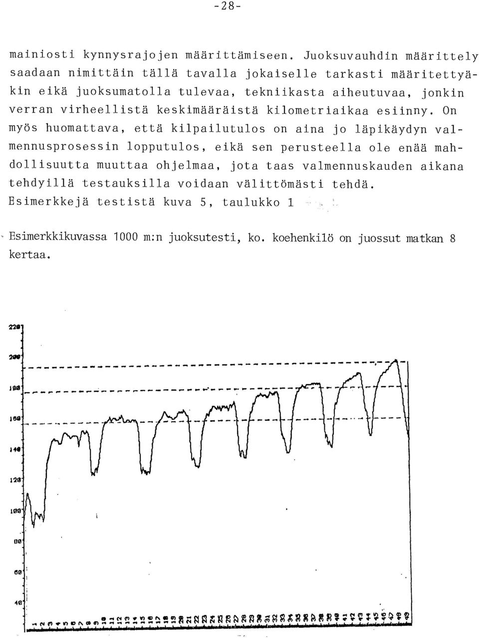 on aina jo läpikäydyn valmennusprosessin lopputulos eikä sen perusteella ole enää mahdollisuutta muuttaa ohjelmaa jota taas valmennuskauden aikana