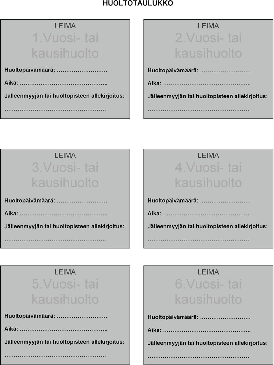 Vuosi- tai LEIMA 3.