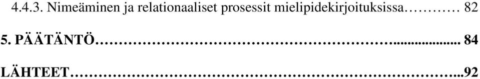 relationaaliset prosessit