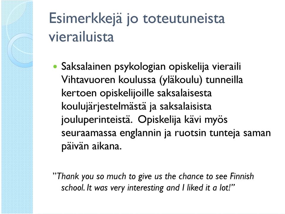 saksalaisista jouluperinteistä.