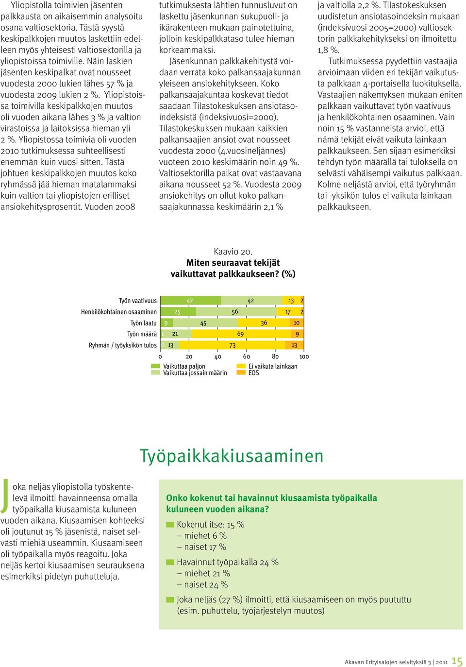 Näin laskien jäsenten keskipalkat ovat nousseet vuodesta 2000 lukien lähes 57 % ja vuodesta 2009 lukien 2 %.