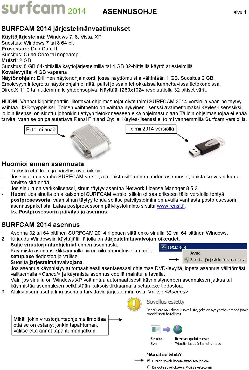 GB. Suositus 2 GB. Emolevyyn integroitu näytönohjain ei riitä, paitsi joissain tehokkaissa kannettavissa tietokoneissa. DirectX 11.0 tai uudemmalle yhteensopiva.