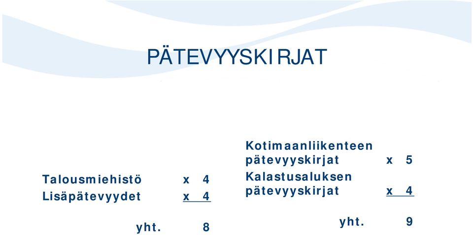 8 Kotimaanliikenteen