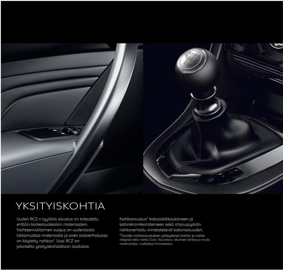 Uusi RCZ on jokaiselta yksityiskohdaltaan laadukas.