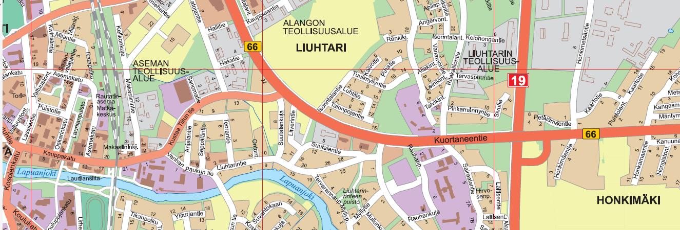 LAPUAN KAUPUNKI 7. RITAMÄEN JA 8. LIUHTARIN KAUPUNGINOSAT ASEMAKAAVAN MUUTOS JA LAAJENNUS VÄLILLÄ VT 16 VT 19 KUORTANEENTIE I-V OAS OSALLISTUMIS- JA ARVIOINTISUUNNITELMA 7.12.