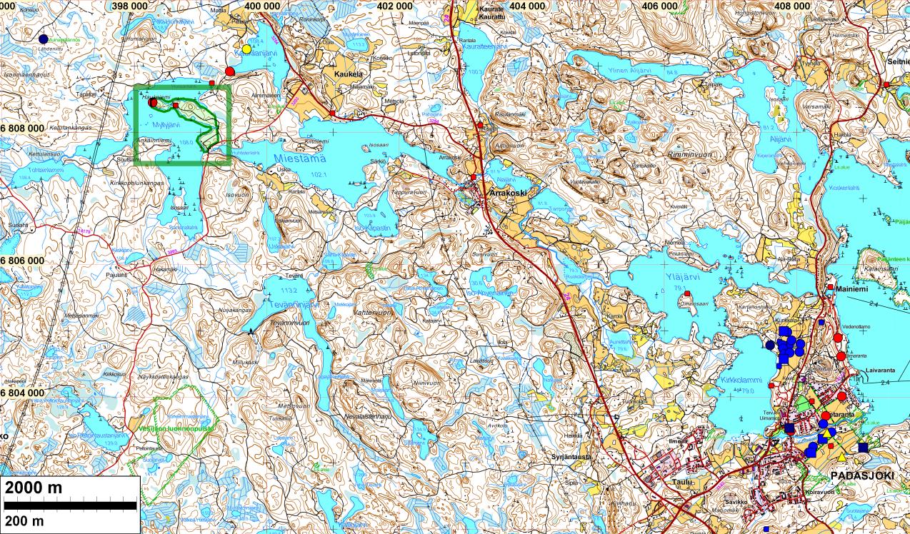 2 Sisältö Kansikuva: Perustiedot... 2 Yleiskartat... 3 Inventointi... 4 Muinaisjäännökset... 5 1 PADASJOKI HAUKNIEMI A... 5 2 PADASJOKI HAUKINIEMI 2.