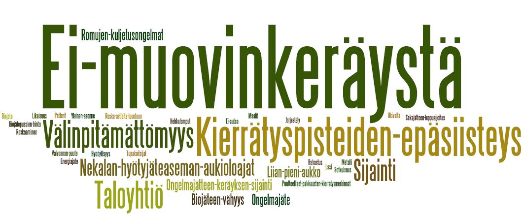 43 Muut asiat, jotka vastaajat kokivat