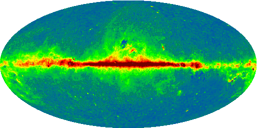 WMAP derived maps Dust map