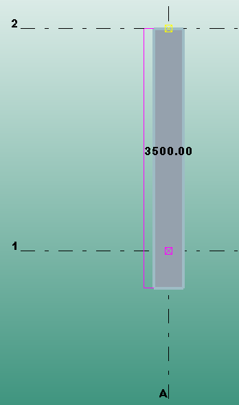 30 KUVA 28. "End offset" -asetuksen käyttö Suositeltavaa on, että palkkia tai osia yleensäkin liikutellaan mahdollisimman paljon "Move" -komennon avulla.