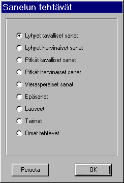 Keskenään vertailukelpoisten sanelun tehtävien ansiosta ohjelma käy myös oppilaan edistymisen mittarina.