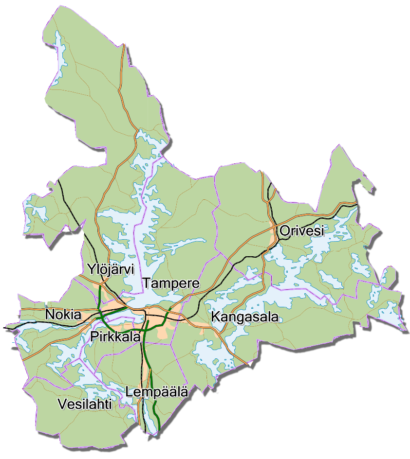 ASUMINEN JA RAKENTAMINEN TAMPEREEN KAUPUNKISEUTU