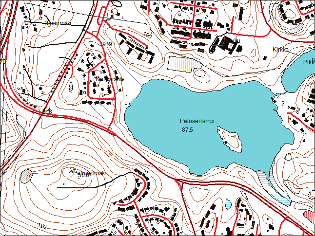 17 Petosenlampi 2. Nimi ja sijainti Petosenlampi Petonen N: 6971266 E: 27532177 ETRS GK 27 Luontaisesti rehevä suurehko lampi. Petonen kuuluu Natura-ohjelmaan vesilain nojalla suojeltavana kohteena.