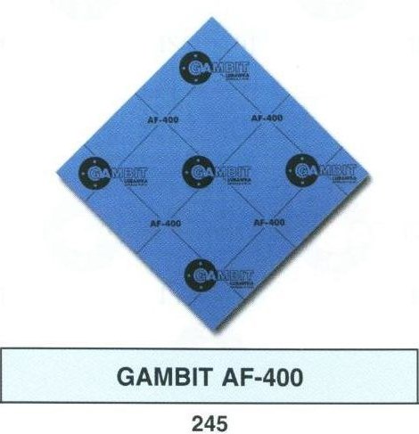 2.4.0 GAMBIT LEVYTIIVISTEET GAMBIT AF-Oil - Aramidikuitupohjainen nitriilikumiseosteinen tiivistelevy - Soveltuvuus: - Öljynkestävä levy, suosittelemme korkeille lämpötiloille ja paineille.