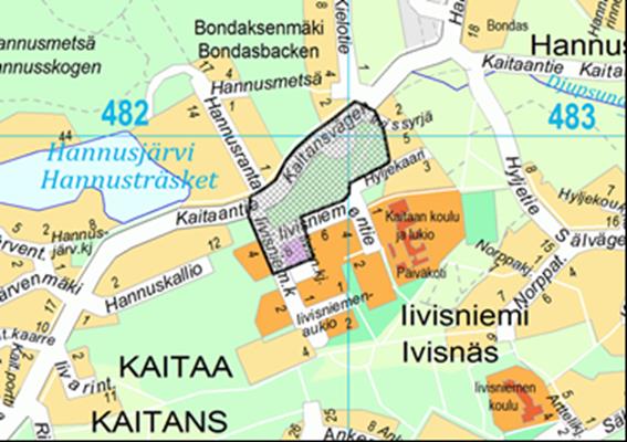 Kaupunkisuunnittelulautakunta 10.06.2015 Sivu 5 / 5 Liito-oraville säilytetään Kaitaantien ylittävä yhteys ja selvityksen mukaisen ydinalueen elinpiirirajaus.