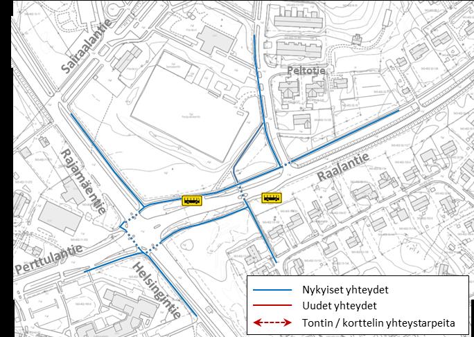 Toreeninkulman kaavoitus Liikennetarkastelut 1.9.2016 4 JALANKULKUYHTEYDET JA LIIKENNETURVALLISUUS 4.