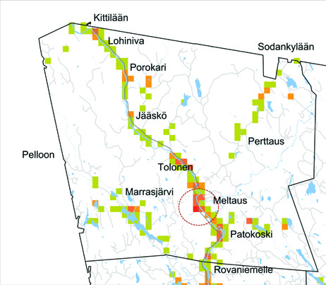 1. Lähtötilanne 1.1.Yläounasjoen alueen maantieteellinen kuvaus Yläounasjoen alue on yksi Rovaniemen kaupungin kuudesta aluelautakunta-alueesta.