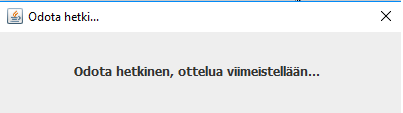 korjaamassa tai valitse En korjaa, haluan ohittaa, jolloin tarkistus ohitetaan siltä osin. Tämän jälkeen paina Tallenna lopputulos. 4. Ottelun lopetus a.
