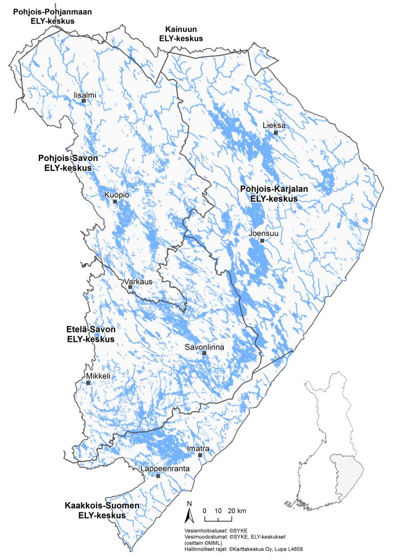 A. Kysely asukkaille ja ulkopaikkakuntalaisille mökin omistajille Kysely Vuoksen vesienhoitoalueen pintavesien tilasta Marras-joulukuussa 2014 Kaksi