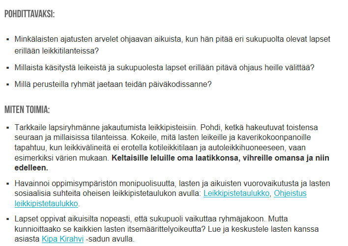 6 (9) joka sisällytetään ryhmän varhaiskasvatus- ja esiopetussuunnitelmaan. Ryhmän suunnitelmalomaketta päivitetään valtakunnallisen varhaiskasvatussuunnitelman perusteiden valmistuttua syksyllä 2016.
