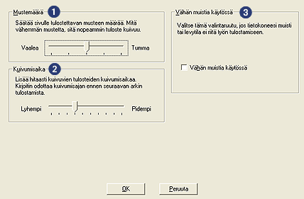 lisätoiminnot Valokuvien, kalvojen tai grafiikkaan sisältävien asiakirjojen tulostaminen voi vaatia useidenlisätoiminnot-valintaikkunassa olevien asetusten määrittämistä.