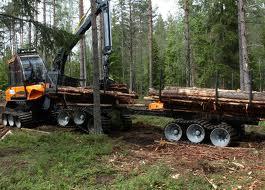 11 KUVA 7. Timbear lightlog työssään (Elmia 2011) 4.4 Muut valmistajat Muilla konevalmistajilla ei varsinaisesti ole suomaille kehitettyjä malleja.