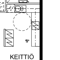 Asunto C10 4 h+k+s 91,0 m 2 Mittakaava