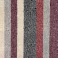 Hammersmith Bakerloo Värikkäät raidalliset villamatot, joiden värit sointuvat sekä toisiinsa että yksiväriseen Centre Point mattoon.