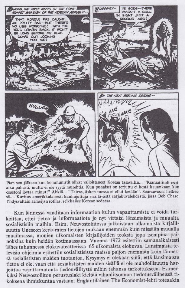 25 Kuva 6. Näyte aineiston ulkopuolisesta Kulttuurivihkot-lehdestä. (Gates; Siminski 1974: 31.