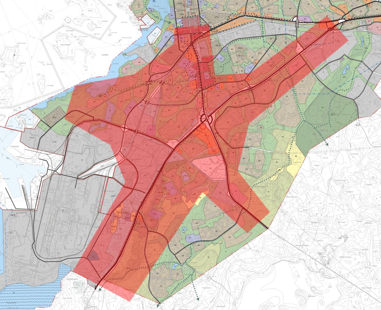 YLEISKAAVOITUS/ KAUPUNKISUUNNITTELU VT 8 VAASA OULU YHTEYSVÄLIN KEHITTÄMISSELVITYS - TAAJAMAKOHTEET Neuvottelu POPELYn, Pohjois-Pohjanmaan liiton ja Raahen kaupungin kesken 4.2.