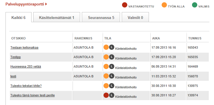 PALVELUNTUOTTAJAN OHJE 16 (22) 9.