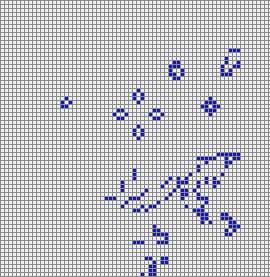 Soluautomaatti: game of life kokeile itse: http://www.ibiblio.