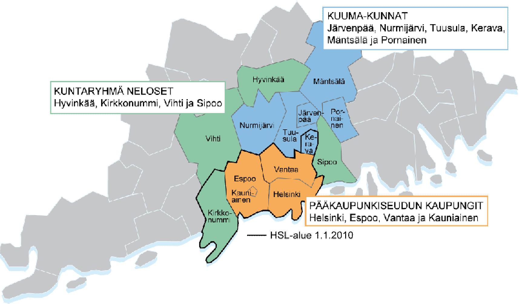 Liikennejärjestelmäsuunnitelmat Neljä Pääkaupunkiseudun liikennejärjestelmäsuunnitelmaa (PLJ 1994, PLJ 1998, PLJ 2002 ja PLJ