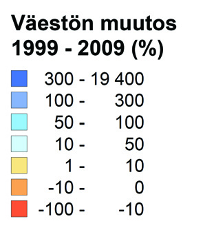 SUURALUE 1 KESKUSTA Väestönkehitys 1999-29 ja ennuste 214-219 25 16 12 2 14 12 1 15 1 8 8 6 1 6 4 5 4 2 2 1999 24 29 214 219-6 7-12 13-24 25-64 65-1999 24 29 214 219 3 % 25 % 15 % 1 % 5 % % 1999 24