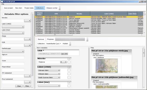 Mash up application in Plone, additional information Metadata and files