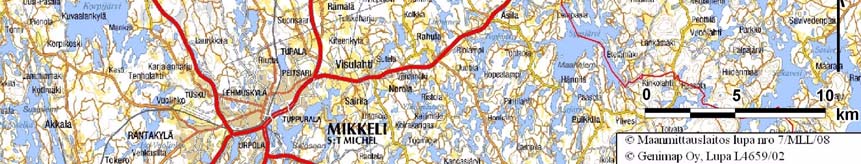 3. Hankkeen kuvaus 3.1 Yleiskuvaus hankkeesta Pekolanaukeen hankealue sijaitsee Etelä-Savossa, hankealueen länsiosa Mikkelin kaupungin alueella ja itäosa Juvan kunnan puolella (kuva 1).
