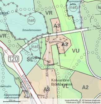 melualueella. Rakennusten ääneneristävyydestä annetaan asemakaavamääräys. Asemakaavaluonnokseen voi tutustua 23.