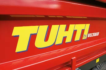 Tuhti WS 130 PL paalivaunu WS 130 PL paalivaunu on erinomainen kumppani pyöröpaalisäilörehua käyttävälle viljelijälle. Kuormauskorkeus on vain vähän yli metrin.