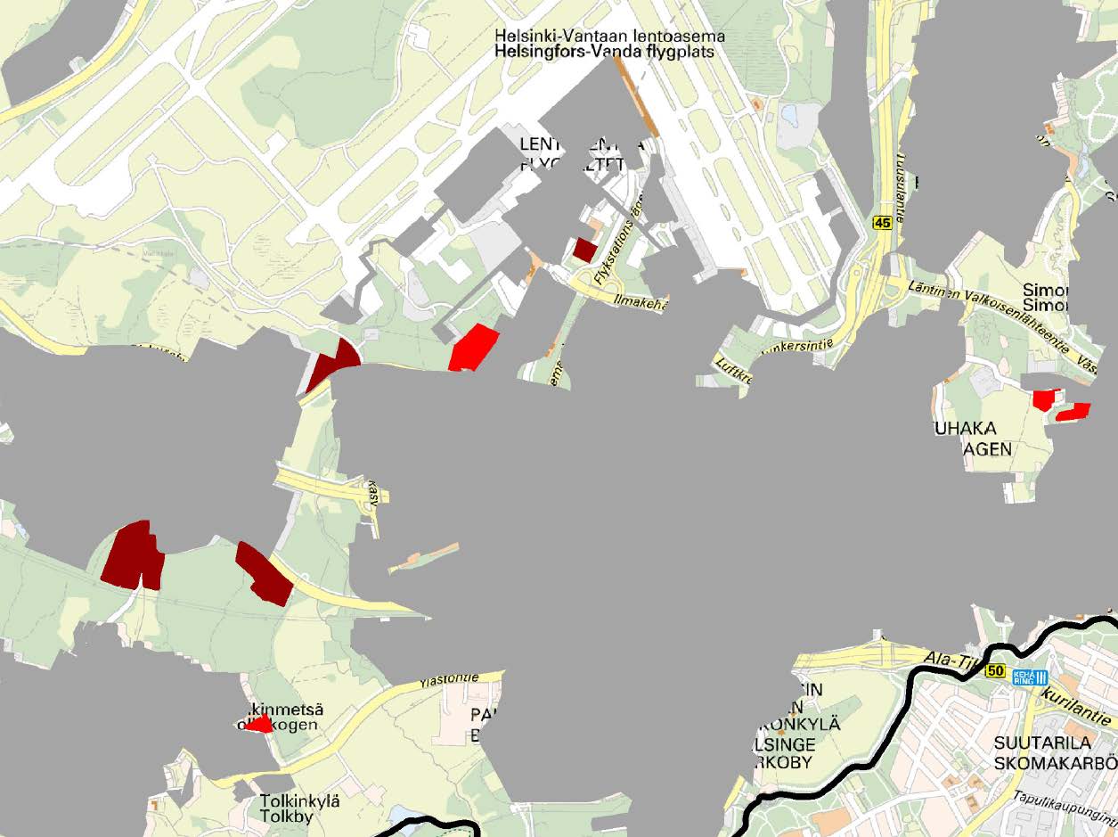 Helsinki-Vantaan lentokentän ympäristö Toiminta-alueen laajennus 2016