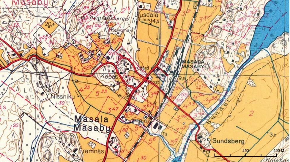 Bjönsinmäen asemakaava Selostus 21.04.2016 Masalaan kuten myös Jorvakseen, kehittyi junaradan tarjoamien hyvien liikenneyhteyksien ansiosta 1900-luvun alussa kukoistava kauppapuutarhakeskittymä.