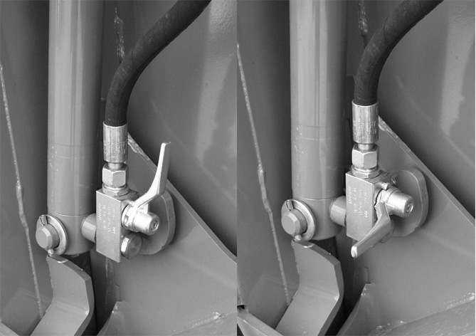Huolto 9.5 Hydrauliikka 9.5. Erityiset turvaohjeet Ennen hydrauliikkajärjestelmään liittyvien töiden aloittamista on poistettava paine.