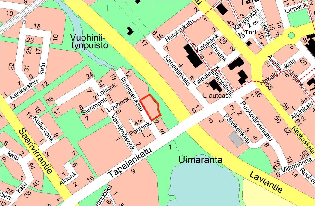 214005183 2 1 PERUS- JA TUNNISTETIEDOT 1.1 Tunnistetiedot 1.2 Kaava-alueen sijainti Asemakaavan muutos koskee: Kankaanpään kaupungin 4.