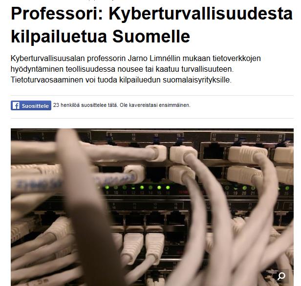 Turvallisuudesta huolehtiminen on