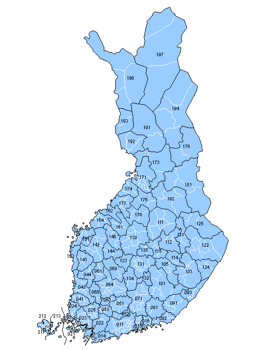 8 Analyysin kohteena olevat 25 seutukuntaa 011 Helsingin seutukunta 064 Tampereen seutukunta 152 Vaasan seutukunta 171 Oulun seutukunta 023 Turun seutukunta 015 Porvoon seutukunta 051 Hämeenlinnan