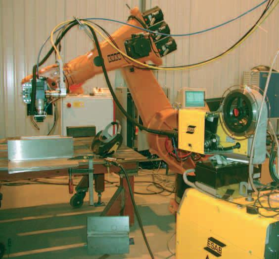 12 3 HYBRIDIHITSAUSPROSESSIT Hybridihitsaus on usein automatisoitu robotin avulla ja railonseurannan käyttö on suositeltavaa.