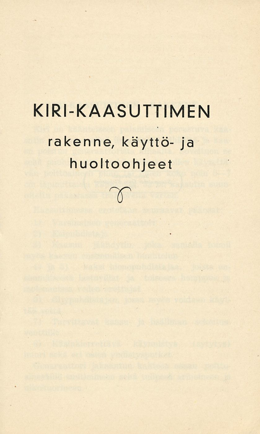 KIRI-KAASUTTIMEN