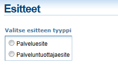 Kuva 125. Muodostettu esite. 7.2 Palveluntuottajanesite Palveluntuottajaesitteeseen voidaan muodostaa valitun palveluntuottajan tietoja. 1.Klikkaa vasemman reunan valikossa olevaa epalvelutori kohtaa 2.