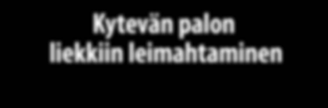 Topi Sikanen ja Olavi Keski-Rahkonen (eläkkeellä VTT:ltä), VTT, PL 1, 244 VTT Kytevän palon liekkiin leimahtaminen Tiivistelmä Huomattava osa paloista alkaa kytevänä ja kehittyy vasta myöhemmin