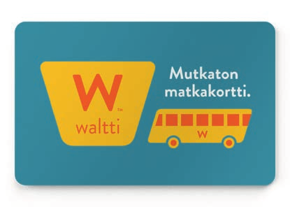 Liput, hinnat, aikataulut, reittikartat ja tiedotteet www.kajaani.fi/liikenneyhteydet www.facebook.com/kajaaninseudunjoukkoliikenne Aikatauluhaku www.matka.fi Waltti-nettipalvelu nettilataukset.